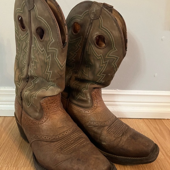 Twisted X Square Toe Brown Cowboy Boots - Picture 2 of 3